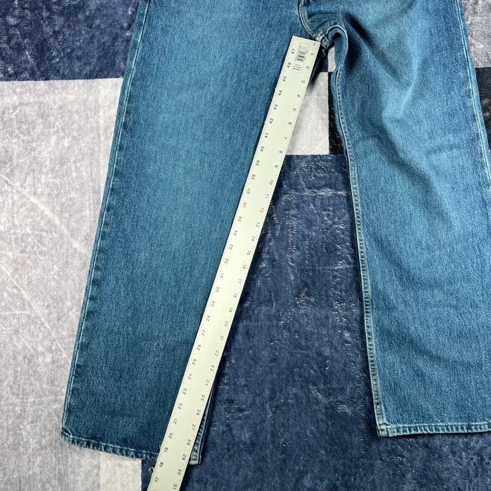 Vintage Gap Loose Fit Mens Blue Denim Jeans 32x30 Medium Wash Baggy Y2K